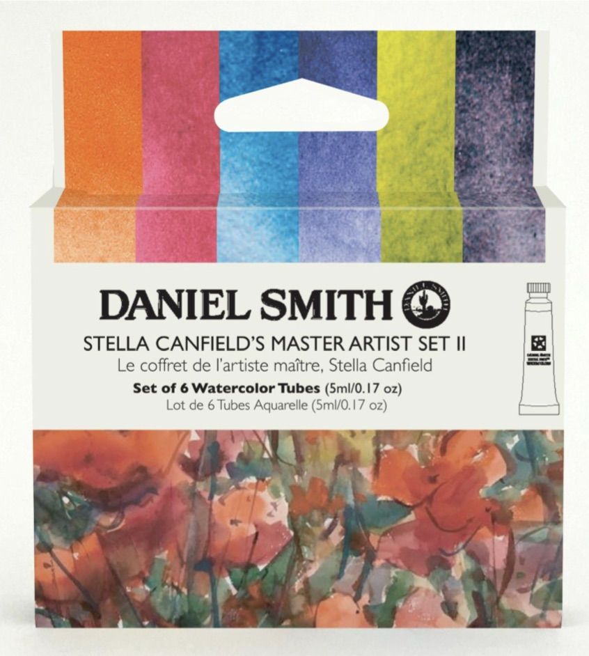 DANIEL SMITH Stella Canfield's Mater Artist Set II (Floral) - 5mL x 6 Colours