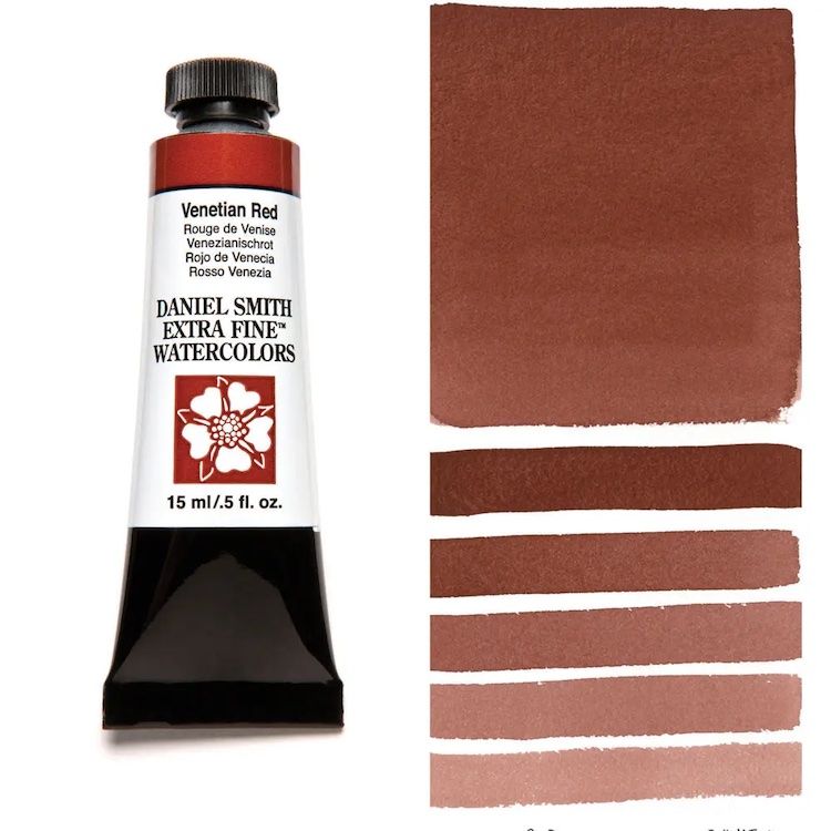 DANIEL SMITH Watercolour - 15mL - Venetian Red (PR101)