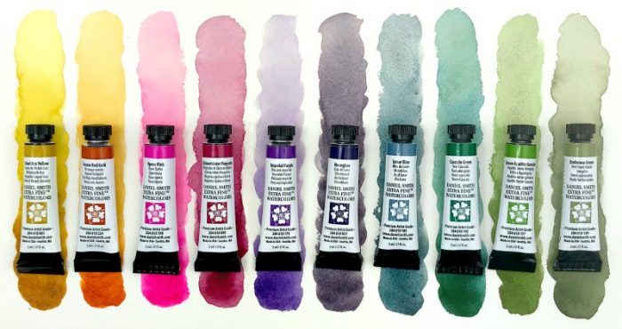 DANIEL SMITH Jean Haines' Master Artist Watercolour Set - 5mL x 10 Colours