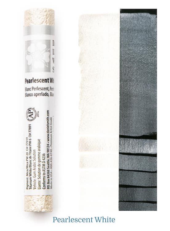 DANIEL SMITH Watercolour Stick - 12mL - Pearlescent White (PW20,PW6)