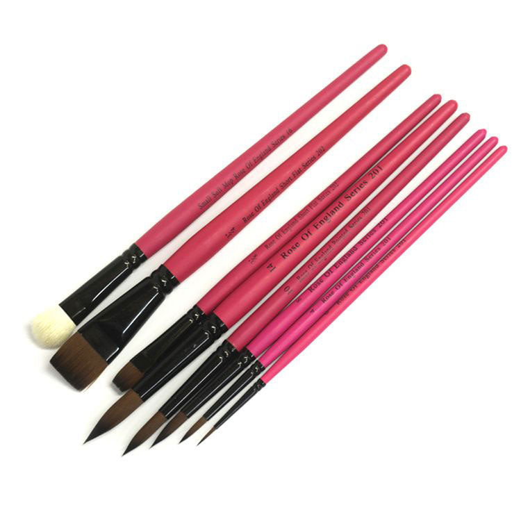 ROSEMARY & CO Brushes - Set 20 - All Mediums (8 Brushes)