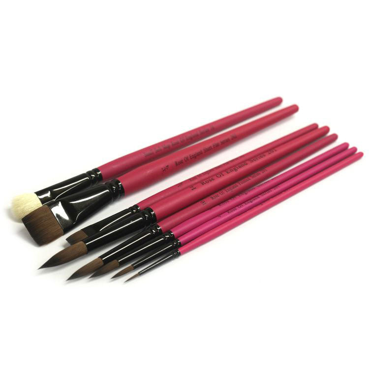 ROSEMARY & CO Brushes - Set 20 - All Mediums (8 Brushes)